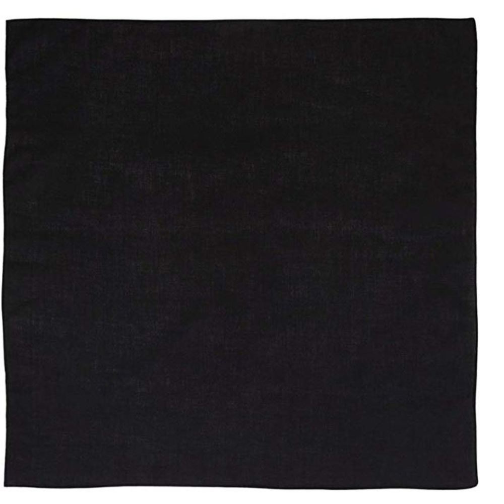 Solid Cotton Bandanas 27X27  Dozen Pack (12 Colors)
