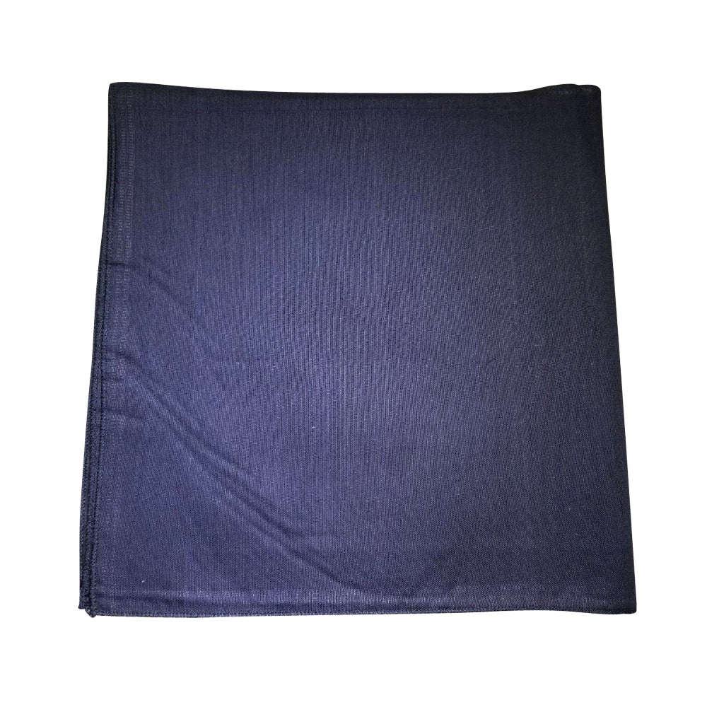 Solid Cotton Bandanas 27X27  Dozen Pack (12 Colors)