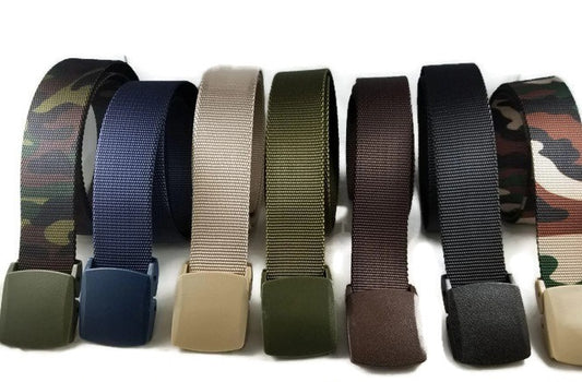 Military Nylon Fabric Belt Dozen Pack